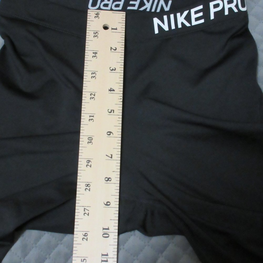 Nike PRO Cool Dri Fit Womens Training Running Capri Tights Leggings Small Black - Picture 10 of 12